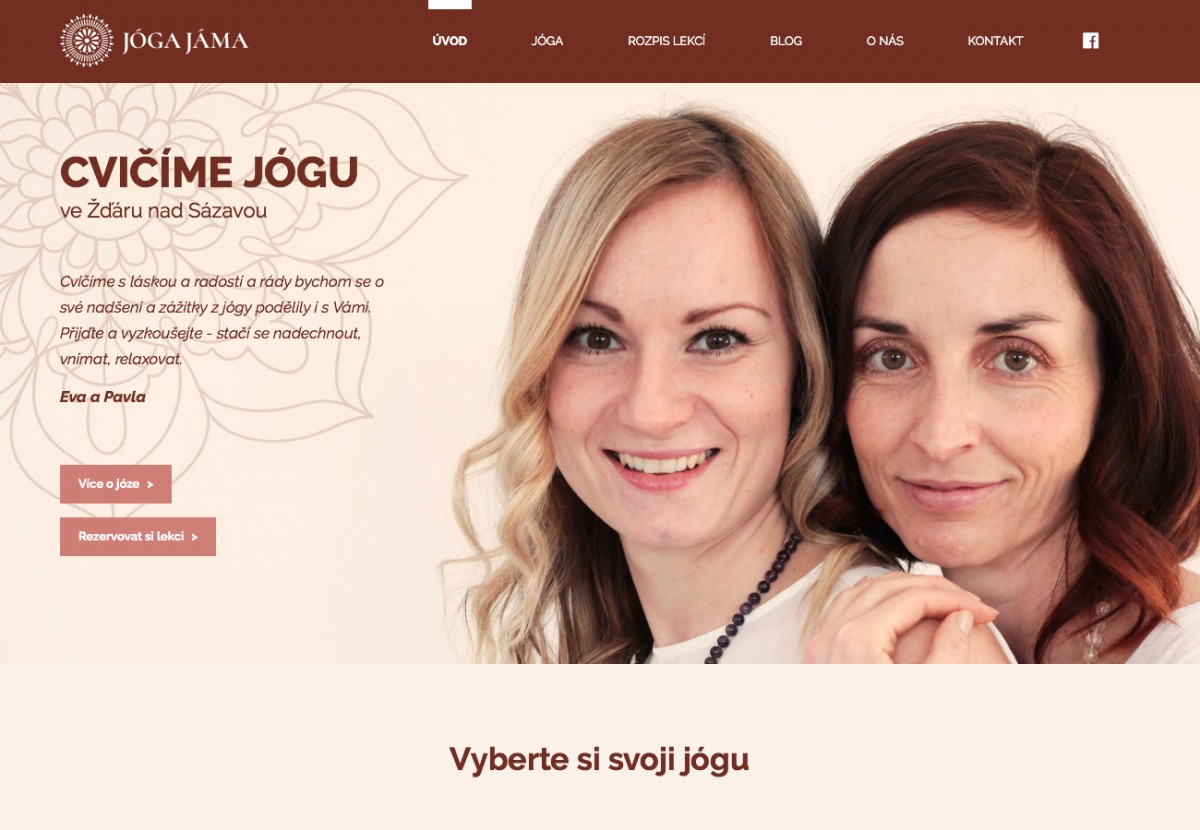 Náhled projektu JÓGA JÁMA 