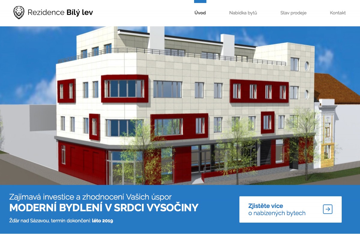 Náhled projektu Rezidence Bílý lev 