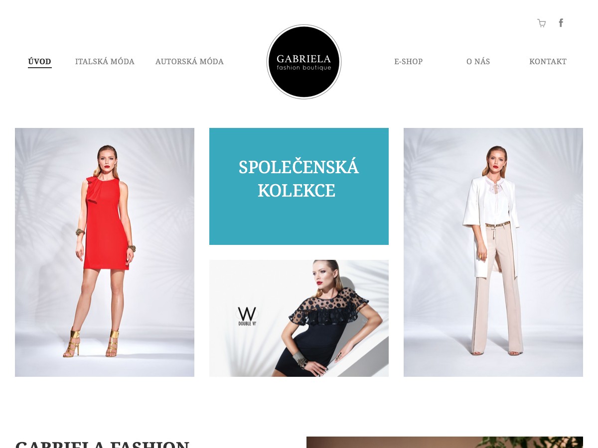 Náhled projektu Gabriela Fashion eShop 