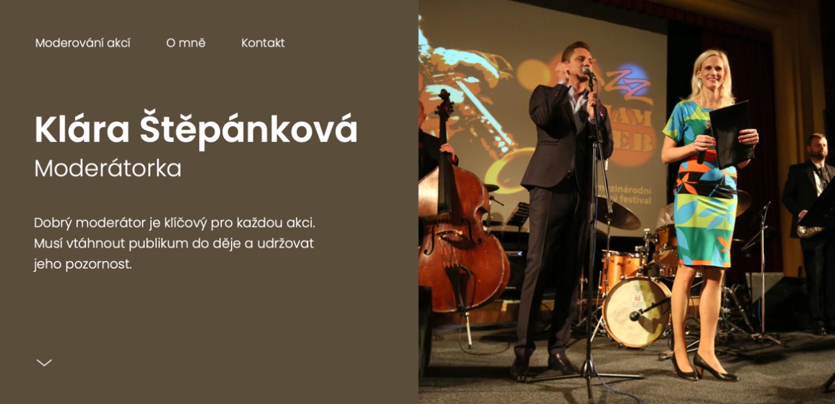 Náhled projektu Moderátorka Klára Štěpánková 
